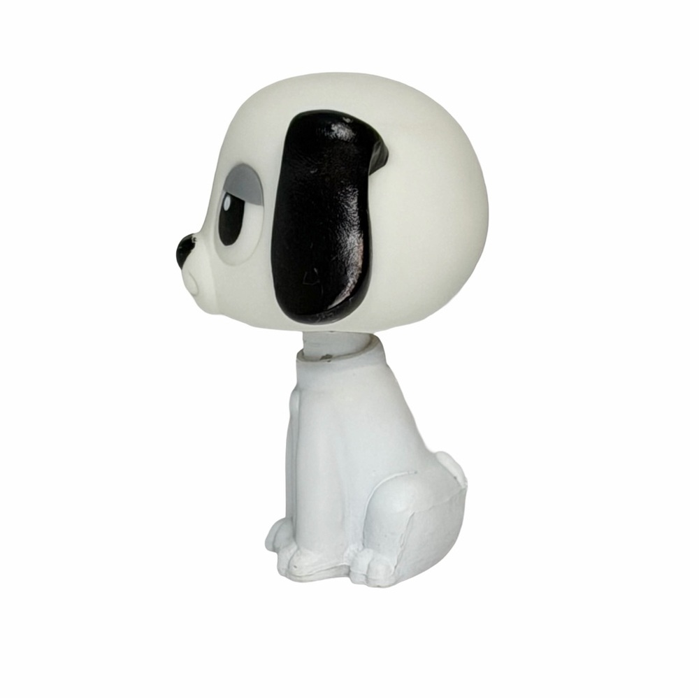 1997 Mannix Puppy Surprise Dog Figure Black White Bobble Head Puppy Vintage 90s - Picture 2 of 9